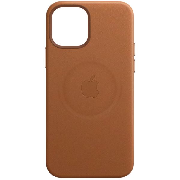 Apple Leather Backcover MagSafe Apple iPhone 12 Mini - Saddle Brown