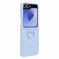 Samsung Originele Silicone Cover Ring Samsung Galaxy Z Flip 6 / Flip 7 FE - Blue