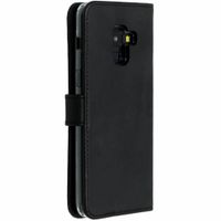Selencia Echt Leren Bookcase Samsung Galaxy A8 (2018) - Zwart