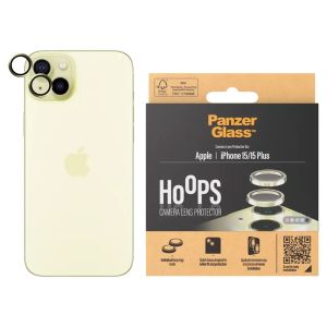 PanzerGlass Camera Protector Hoop Optic Rings iPhone 15 / 15 Plus - Yellow