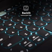 ZAGG Pro Keys 2 AZERTY keyboard bookcase iPad Pro 11 (2024) M4 - Zwart