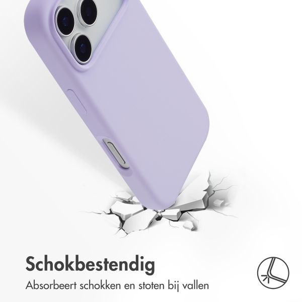 Accezz Liquid Silicone Backcover met MagSafe Apple iPhone 17 Pro - Purple