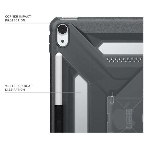 UAG Scout Plus Backcover met stand Apple iPad Air 11 inch (2026) M4 / (2025) M3 / (2024) M2 - Ash