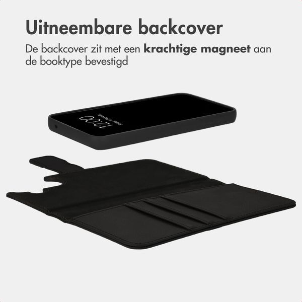 imoshion Uitneembare 2-in-1 Luxe Bookcase Samsung Galaxy A55 - Zwart