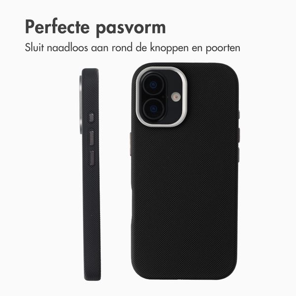 Accezz Mesh Backcover met MagSafe Apple iPhone 16 - Zwart