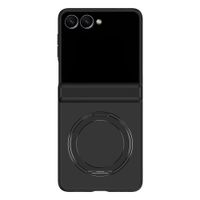 Accezz Color Backcover met MagSafe en Ringstand Samsung Galaxy Z Flip 8 - Zwart