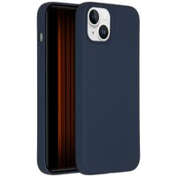 Accezz Liquid Silicone Backcover met MagSafe Apple iPhone 15 Plus - Donkerblauw