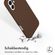 Accezz Liquid Silicone Backcover met MagSafe iPhone 16 - New Tea Brown