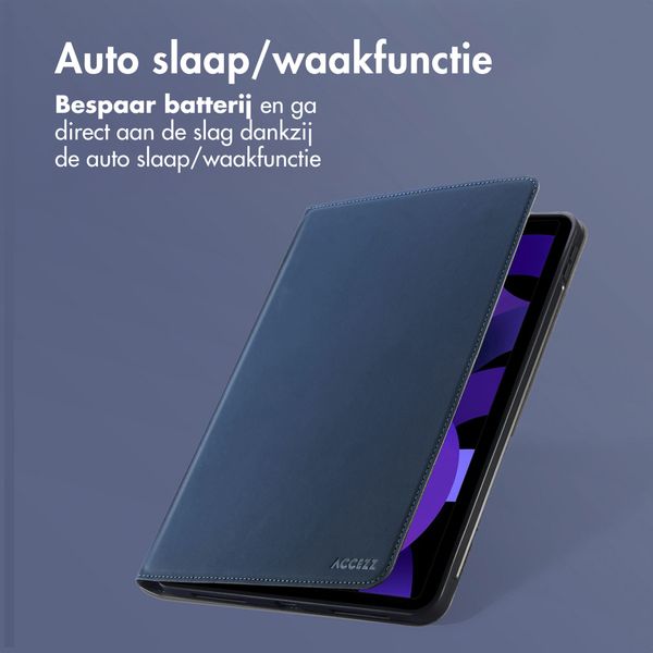 Accezz Classic Tablet Case Apple iPad 11 (2025) 11 inch A16 / iPad 10 (2022) 10.9 inch - Donkerblauw