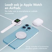 Accezz Wireless Charger USB-C - MagSafe Draadloze Oplader - 1 meter - Wit