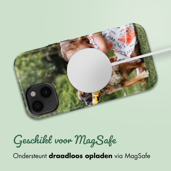 Ontwerp je eigen tough case met MagSafe Apple iPhone 14 - Zwart