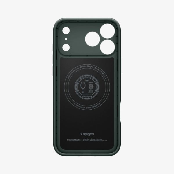 Spigen Thin Fit Backcover MagSafe Apple iPhone 17 Pro - Abyss Green