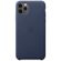 Apple Leather Backcover iPhone 11 Pro Max - Midnight Blue