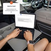 Fixed Typee QWERTY keyboard case iPad Pro 11 (2024) M4 - Zwart