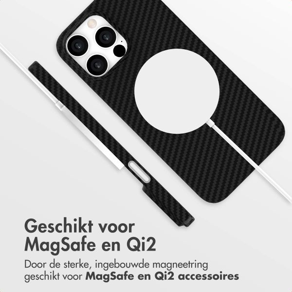 Accezz MagSafe Kevlar Backcover Apple iPhone 15 Pro Max - Black