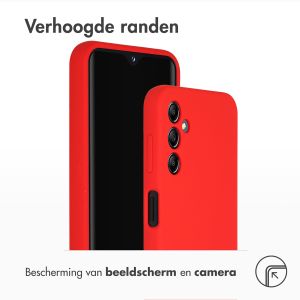 Accezz Liquid Silicone Backcover Samsung Galaxy A14 (5G) - Rood