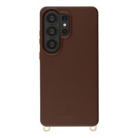 Selencia Rivièra MagSafe Backcover met afneembare haakjes Samsung Galaxy S26 Ultra - Choco Brown