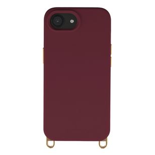 Selencia Rivièra MagSafe Backcover met afneembare haakjes Apple iPhone 17e / 16e - Bold Burgundy