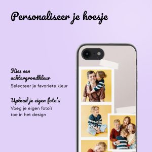 Gepersonaliseerd hoesje met filmrol N°1 iPhone SE (2022 / 2020) / 8 / 7- Transparant