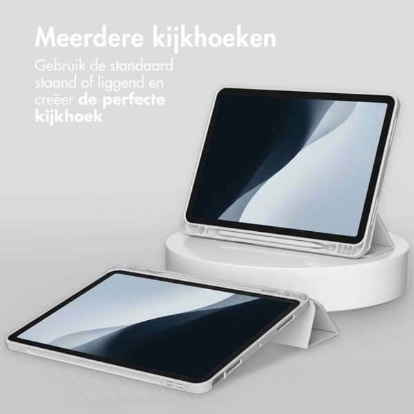 Accezz Smart Silicone Bookcase Apple iPad Air 11 inch (2026) M4 / (2025) M3 / (2024) M2 / Air 5 (2022) / Air 4 (2020) - Grijs