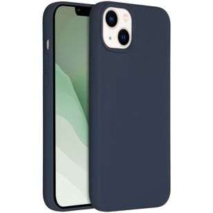 Accezz Liquid Silicone Backcover met MagSafe Apple iPhone 14 Plus - Donkerblauw