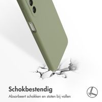Accezz Liquid Silicone Backcover Samsung Galaxy A26 - Cooper Green