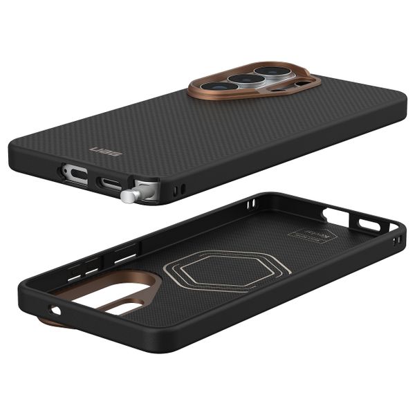 UAG Fibr Armr Backcover met Magneetring Samsung Galaxy S26 Ultra - Black / Bronze