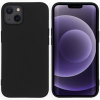 Accezz Color Backcover Apple iPhone 13 - Zwart