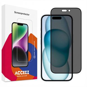 Accezz Gehard Glas Privacy Screenprotector Apple iPhone 14 Pro Max / 15 Plus / 16 Plus