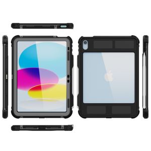 Redpepper Waterproof Backcase iPad 10 (2022) 10.9 inch - Zwart