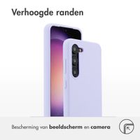 Accezz Liquid Silicone Backcover Samsung Galaxy S23 - Paars