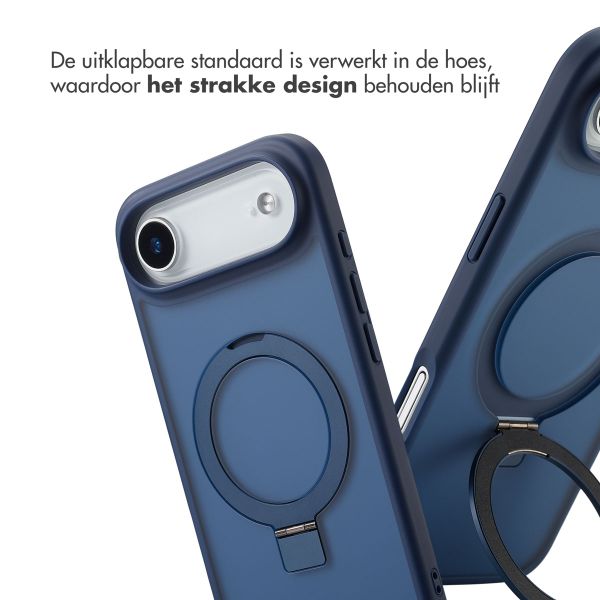 Accezz Ring Stand Backcover met MagSafe Apple iPhone 17 Air - Blauw