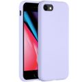 Accezz Liquid Silicone Backcover iPhone SE (2022 / 2020) / 8 / 7 - Paars