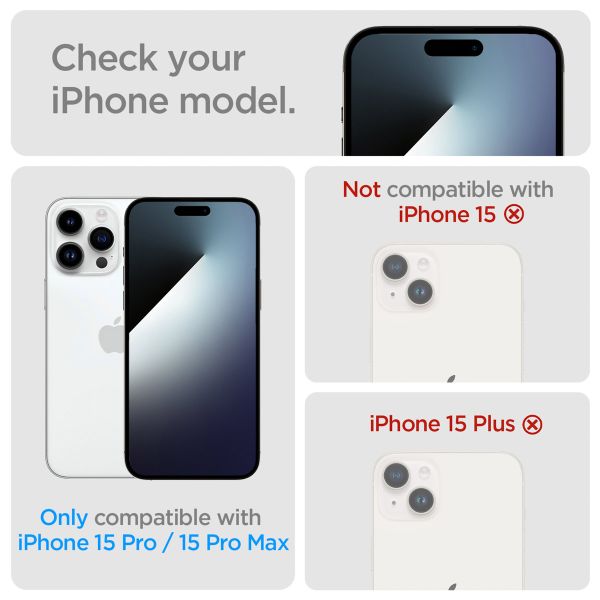 Spigen GLAStR EZ Fit Optik Camera Protector 2 Pack Apple iPhone 14 Pro / 14 Pro Max - Crystal Clear