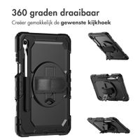 Accezz Rugged Backcover met schouderstrap Samsung Galaxy Tab S11 Ultra - Zwart