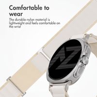 Accezz Nylon Alpine bandje Samsung Galaxy Watch Ultra 2 (2026) / Ultra (2024/2025) - Sterrenlicht