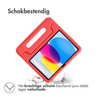 Accezz Kidsproof Backcover met handvat iPad 11 (2025) 11 inch / iPad 10 (2022) 10.9 inch - Rood