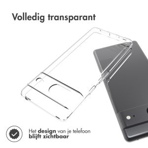 Accezz Clear Backcover Google Pixel 7 - Transparant