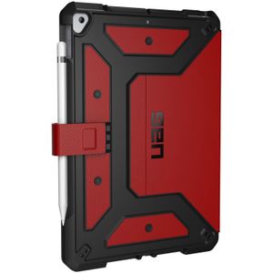 UAG Metropolis Bookcase iPad 9 (2021) 10.2 inch / iPad 8 (2020) 10.2 inch / iPad 7 (2019) 10.2 inch - Rood