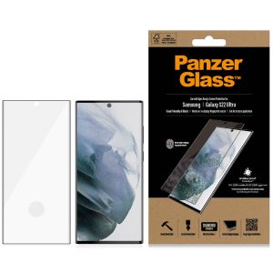 PanzerGlass Anti-Bacterial Case Friendly Screenprotector Samsung Galaxy S22 Ultra - Zwart