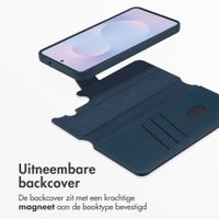 Accezz Leather Bookcase 2-in-1 met MagSafe Samsung Galaxy S26 Plus - Nightfall Blue