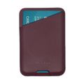 Accezz Leather Cardholder MagSafe - Kaarthouder met MagSafe - Heath Purple