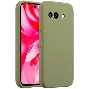 Accezz Liquid Silicone Backcover Google Pixel 9a - Cooper Green