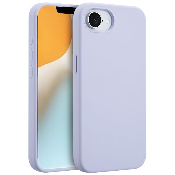 Accezz Liquid Silicone Backcover met MagSafe iPhone 16e - Paars