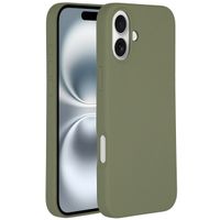 Accezz Liquid Silicone Backcover met MagSafe iPhone 16 - Cooper Green