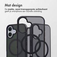 Accezz Rugged Frosted MagSafe Backcover Apple iPhone 17 - Zwart