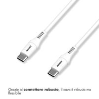 Accezz USB-C naar USB-C kabel - 1 meter - Wit