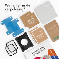 Accezz 2x Screenprotector met applicator Apple Watch Series 7-9 - 41 mm