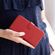 Selencia Echt Lederen Bookcase Samsung Galaxy S9 - Rood