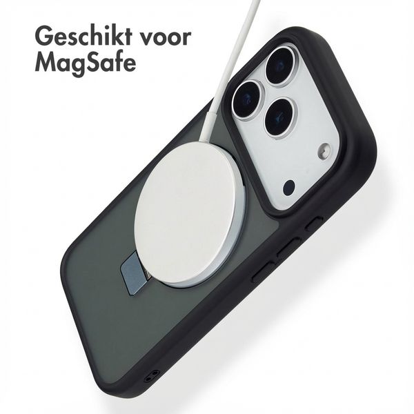Accezz Ring Stand Backcover met MagSafe Apple iPhone 17 Pro - Zwart